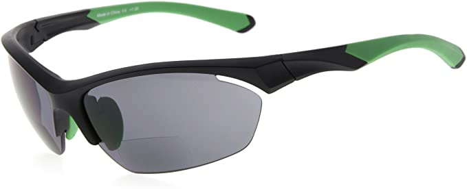 Mens Eyekeeper TR90 Frame Bifocal Sports Golf Sunglasses