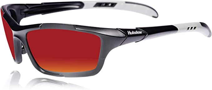 Hulislem Mens S1 Sport Polarized Golf Sunglasses