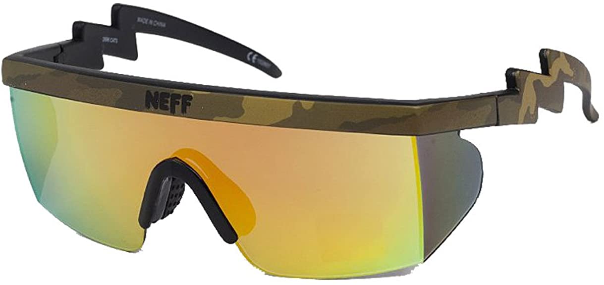 Mens Neff Brodie Wrap Around Sport Golf Sunglasses