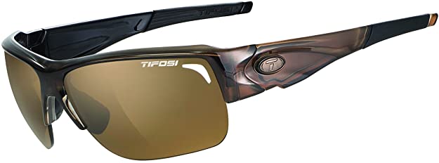 Mens Tifosi Elder Polarized Wrap Golf Sunglasses
