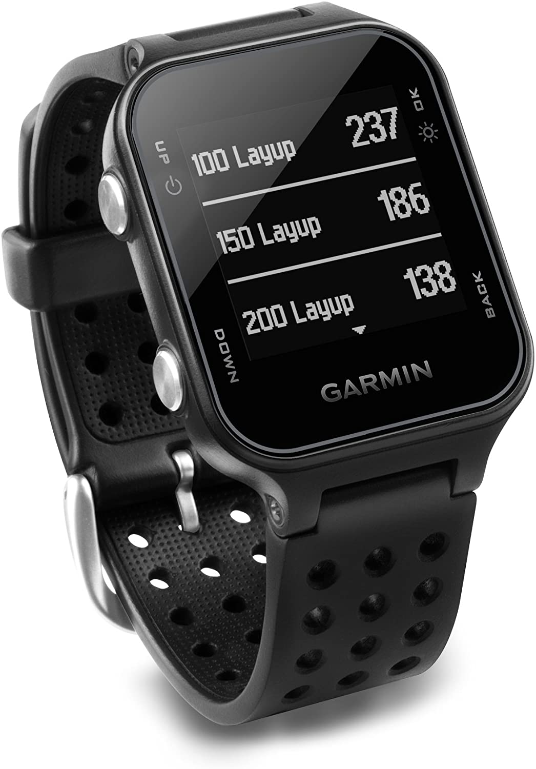 Mens Garmin Approach S20 GPS Golf Watch with Step Tracking and Preloaded Courses