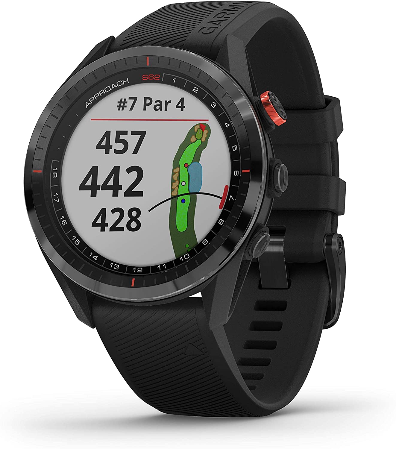Garmin Mens Approach S62 Premium GPS Golf Watch