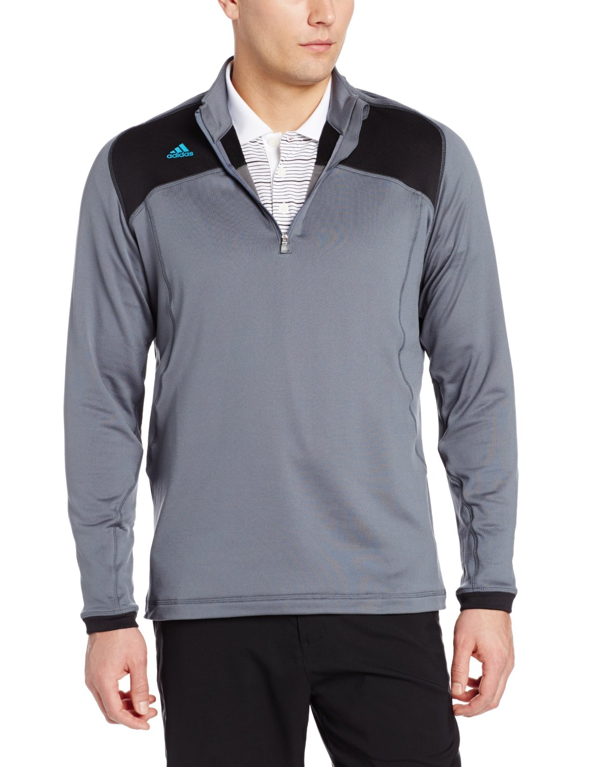adidas half zip golf pullover mens