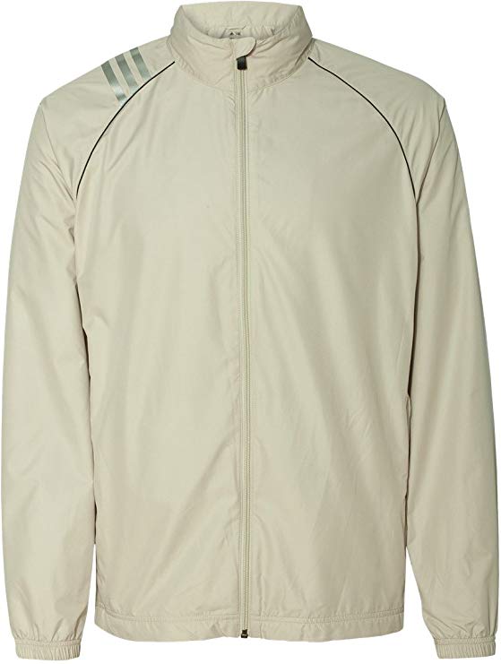 Adidas Mens Climaproof 3 Stripes Full Zip Golf Jackets