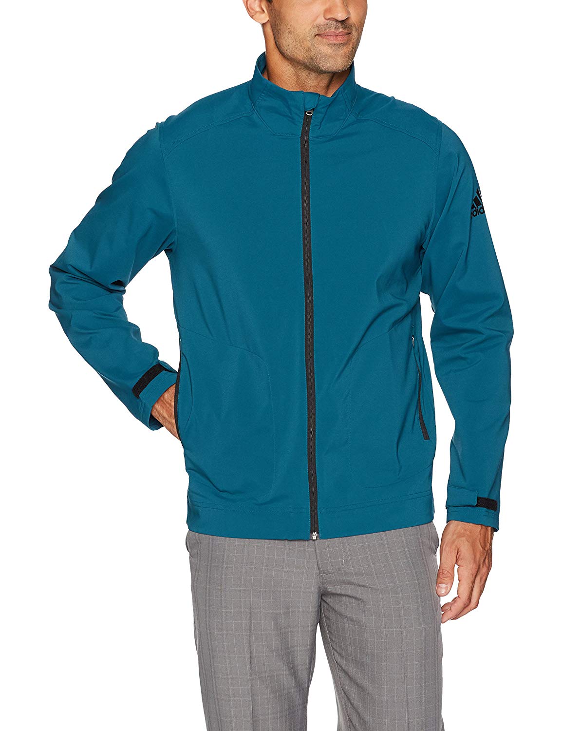 Adidas Mens Climastorm Softshell Full Zip Golf Jackets