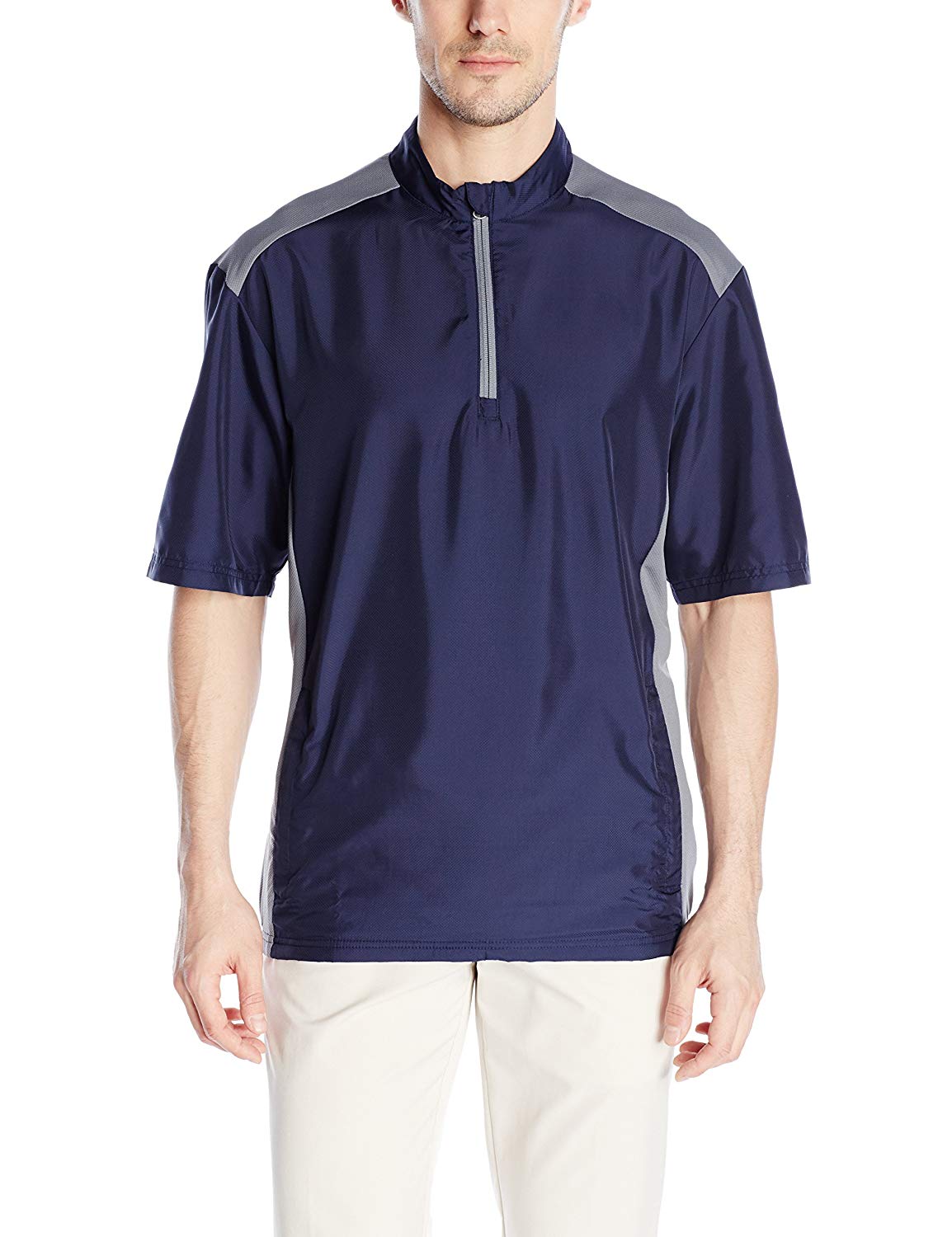 Adidas Mens Club Wind Short Sleeve Golf Jackets