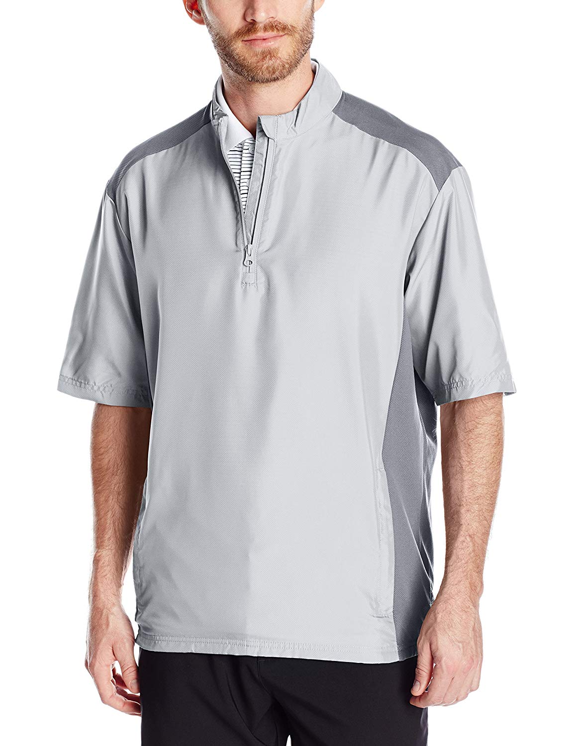 Adidas Mens Club Wind Short Sleeve Golf Jackets