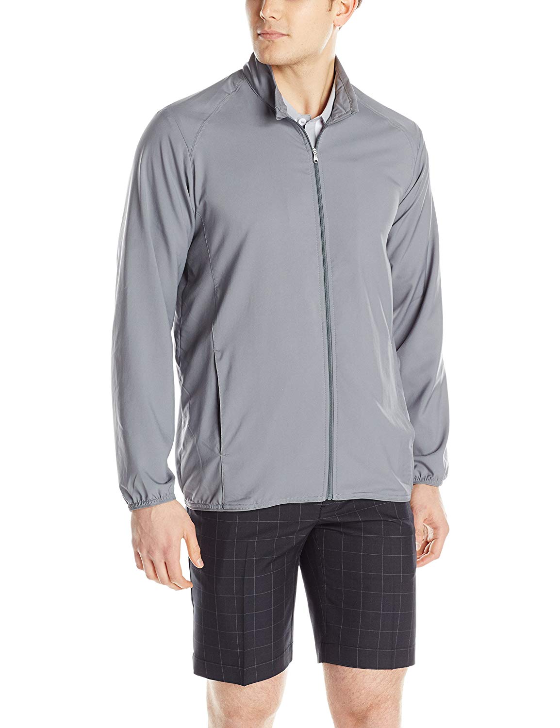 Mens Adidas Essential Solid Golf Wind Jackets