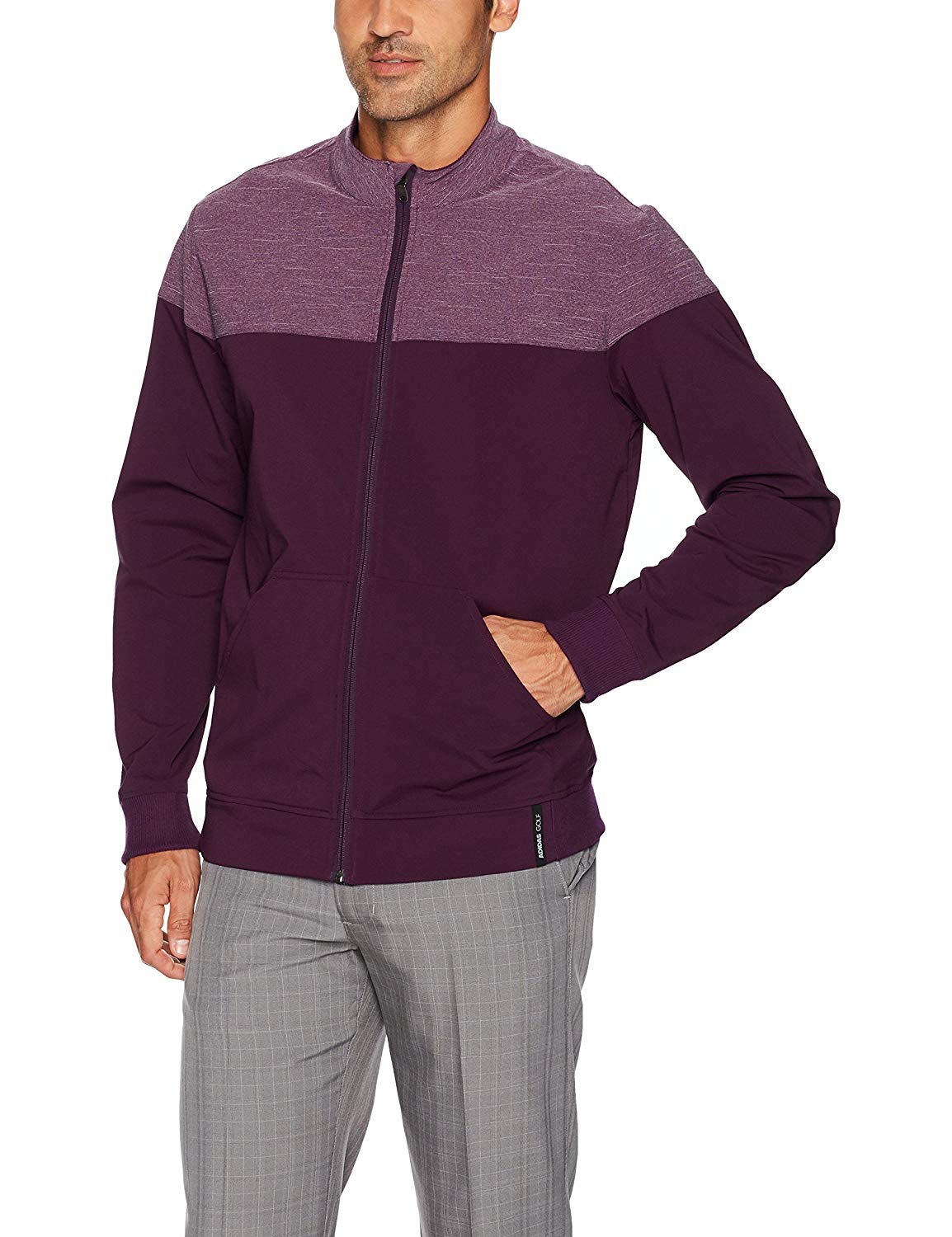 Adidas Mens Hybrid Heather Golf Jackets