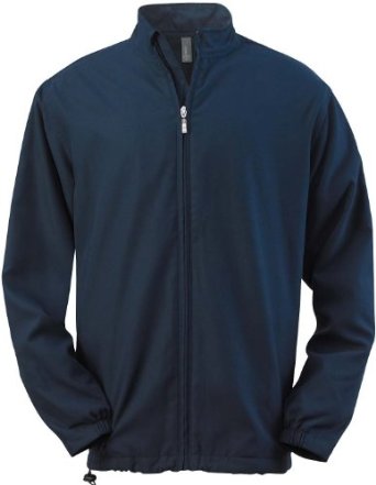 Mens Full Zip Lined Wind Golf Jackets