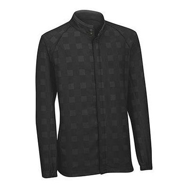 Mens Plaid Print Wind Golf Jackets