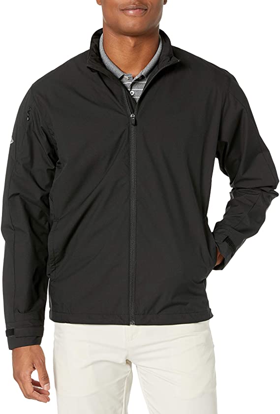 Mens Callaway Long Sleeve Full Zip Golf Wind Jackets