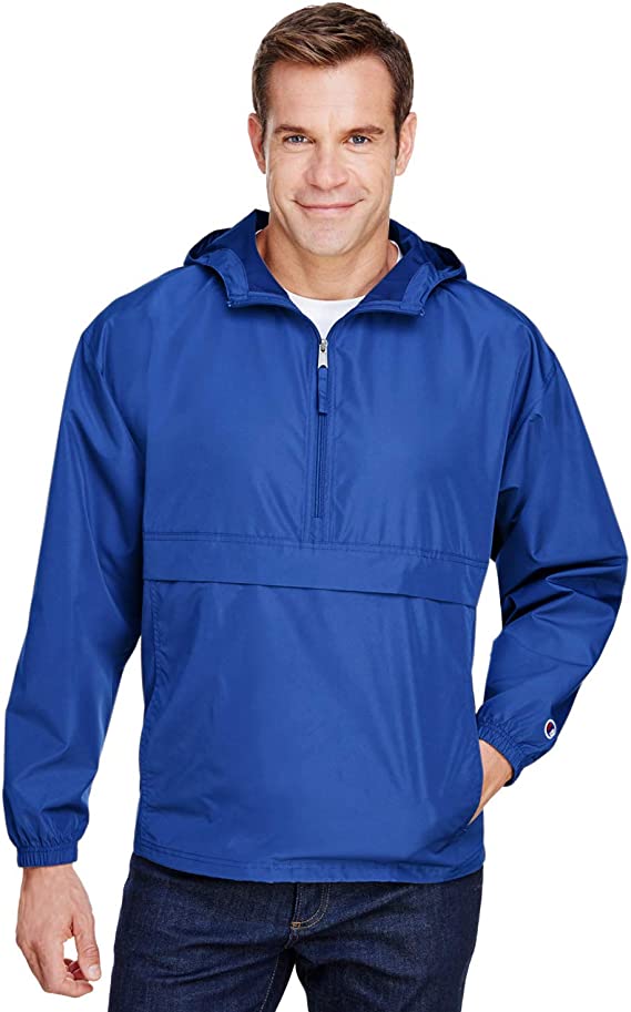 Champion Mens Packable Quarter Zip Golf Jackets