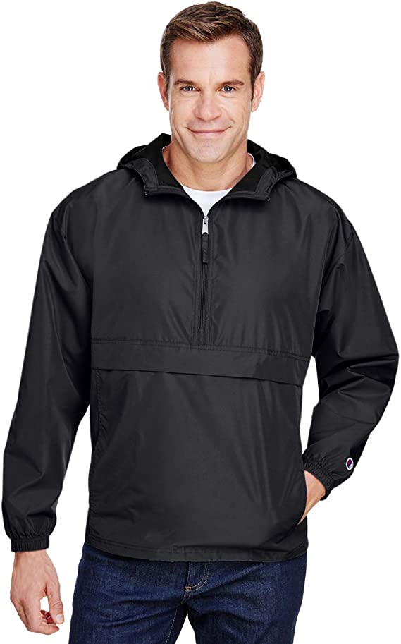 Champion Mens Packable Quarter Zip Golf Jackets