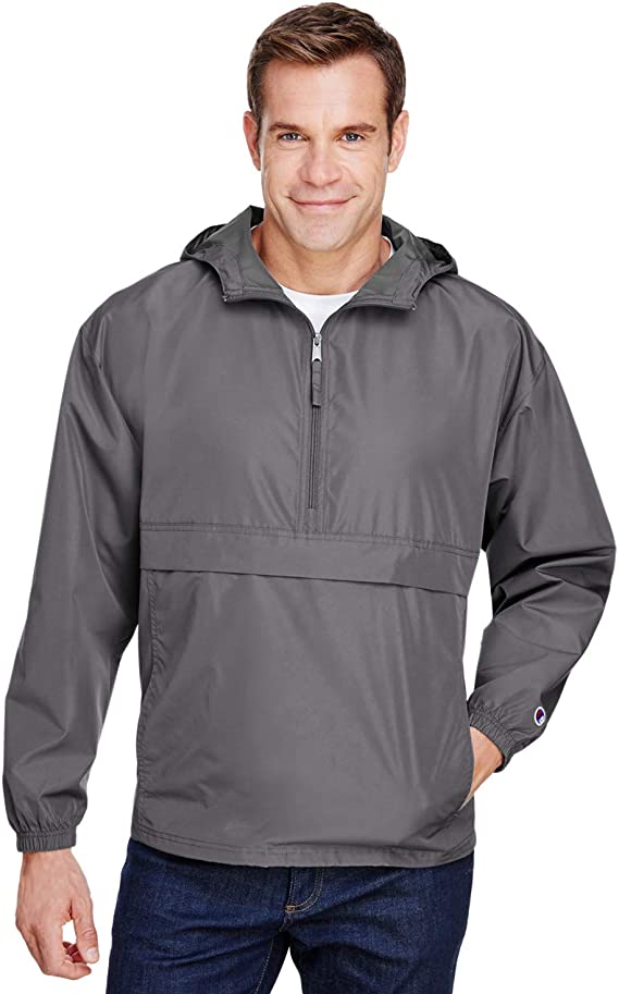 Champion Mens Packable Quarter Zip Golf Jackets