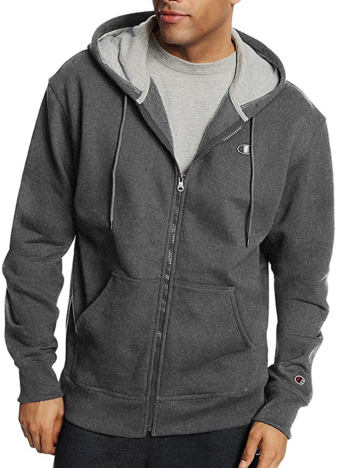 Champion Mens Powerblend Fleece Full Zip Golf Jackets