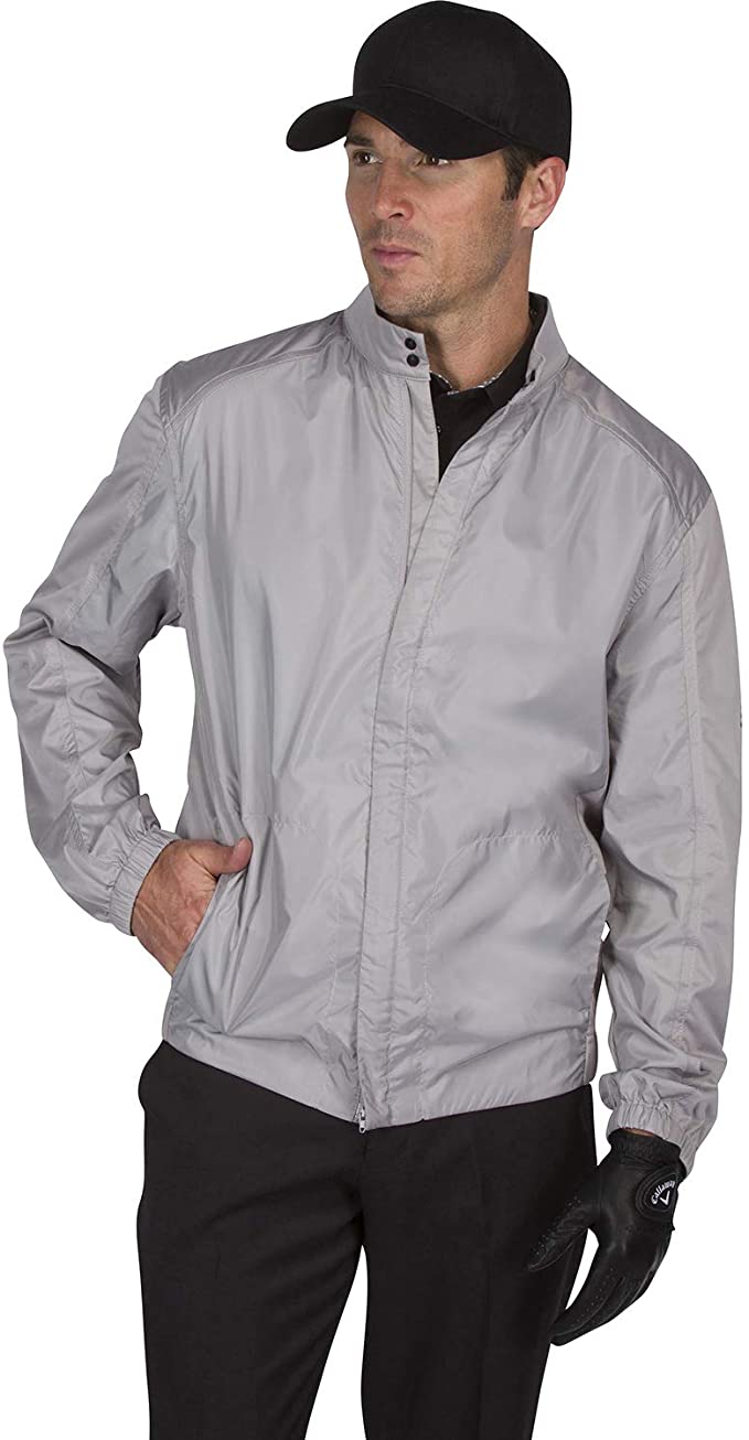 Three Sixty Six Mens Full Zip Golf Jackets