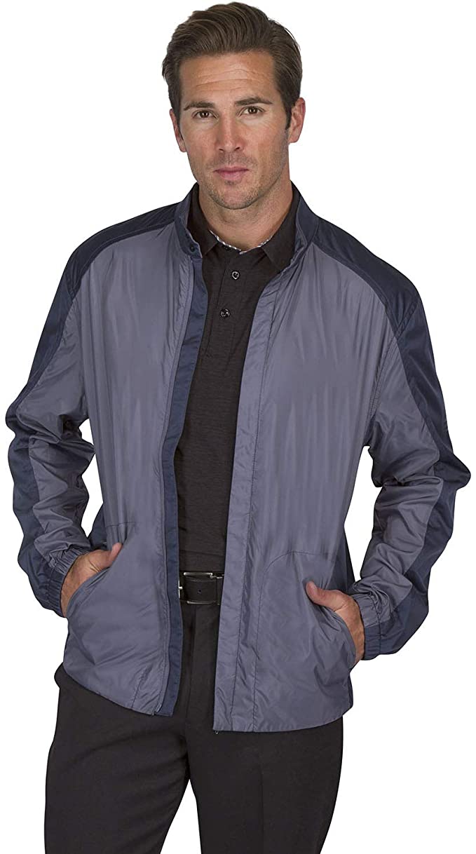 Three Sixty Six Mens Full Zip Golf Jackets