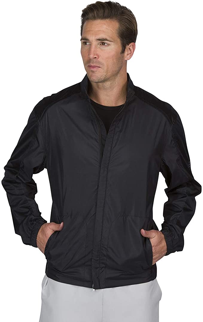 Three Sixty Six Mens Full Zip Golf Jackets