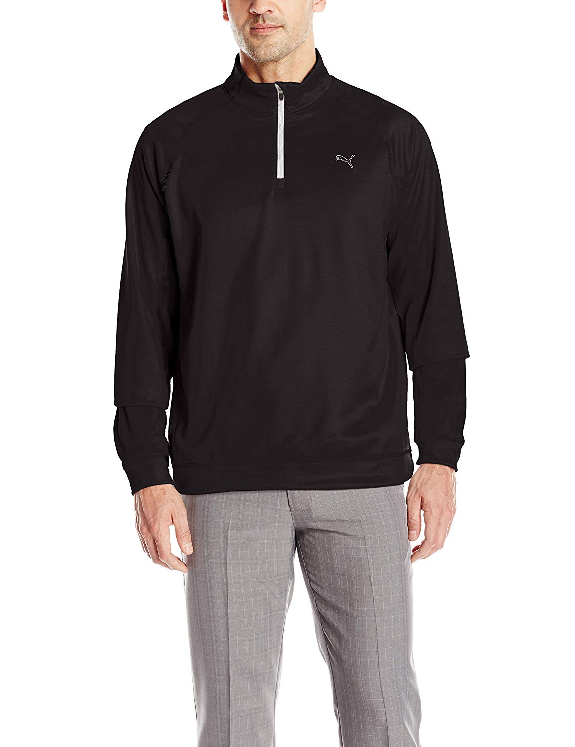 Puma Mens Fleece Golf Popover Jackets