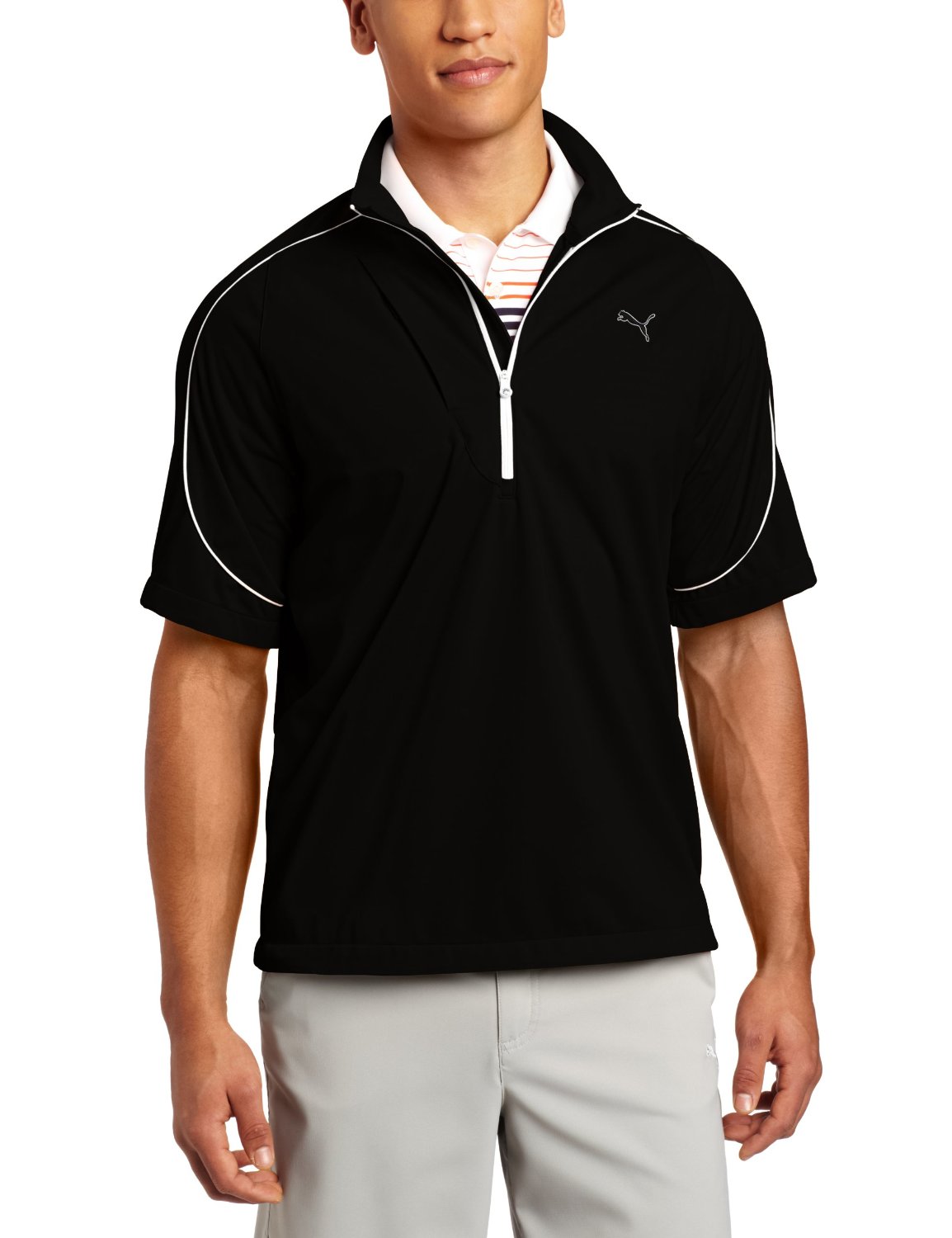 Mens Knit Wind Short Sleeve Golf Jackets