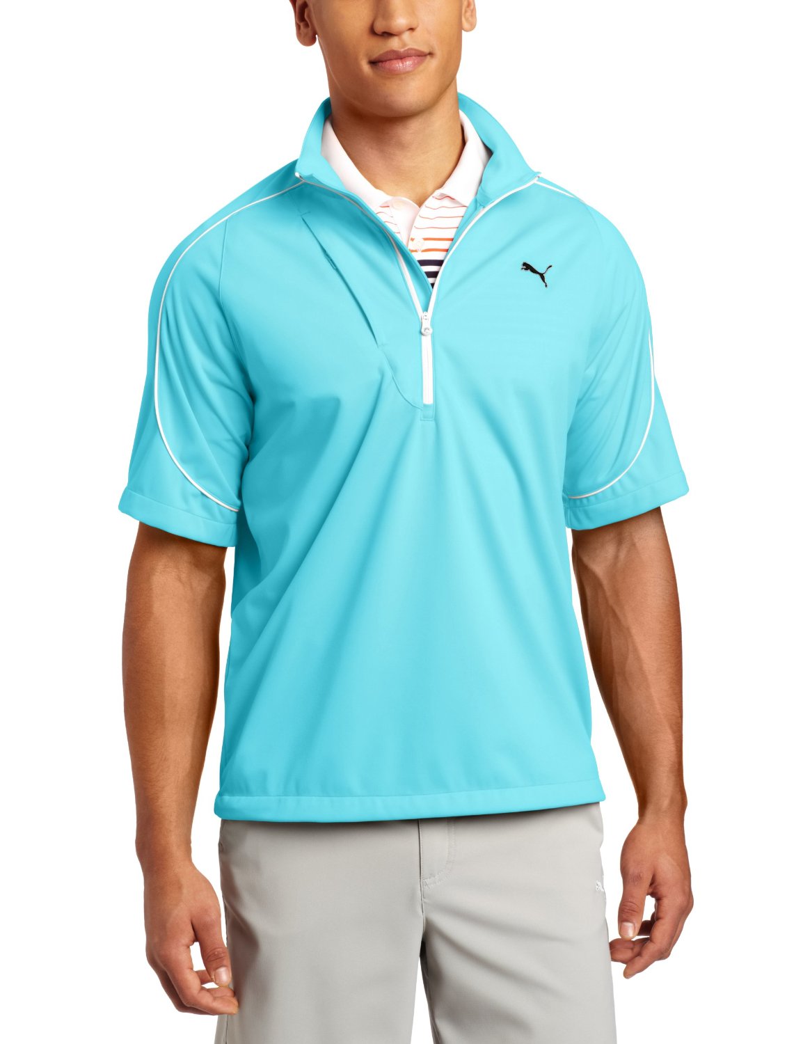 Puma Mens Knit Wind Short Sleeve Jackets