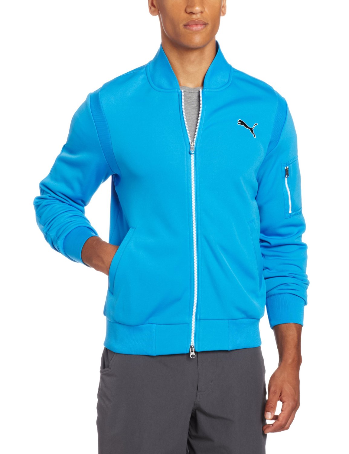 Mens Puma New Wave Knit Golf Jackets