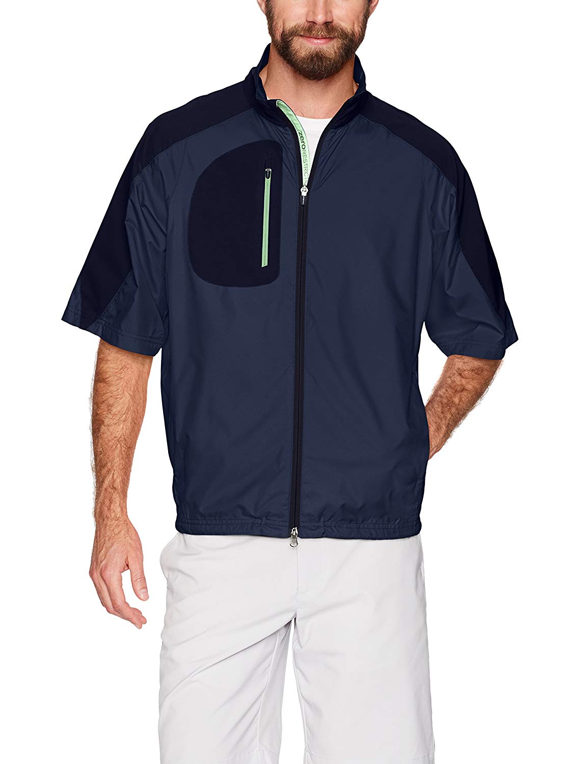 Zero Restriction Mens Bolt Golf Wind Jackets