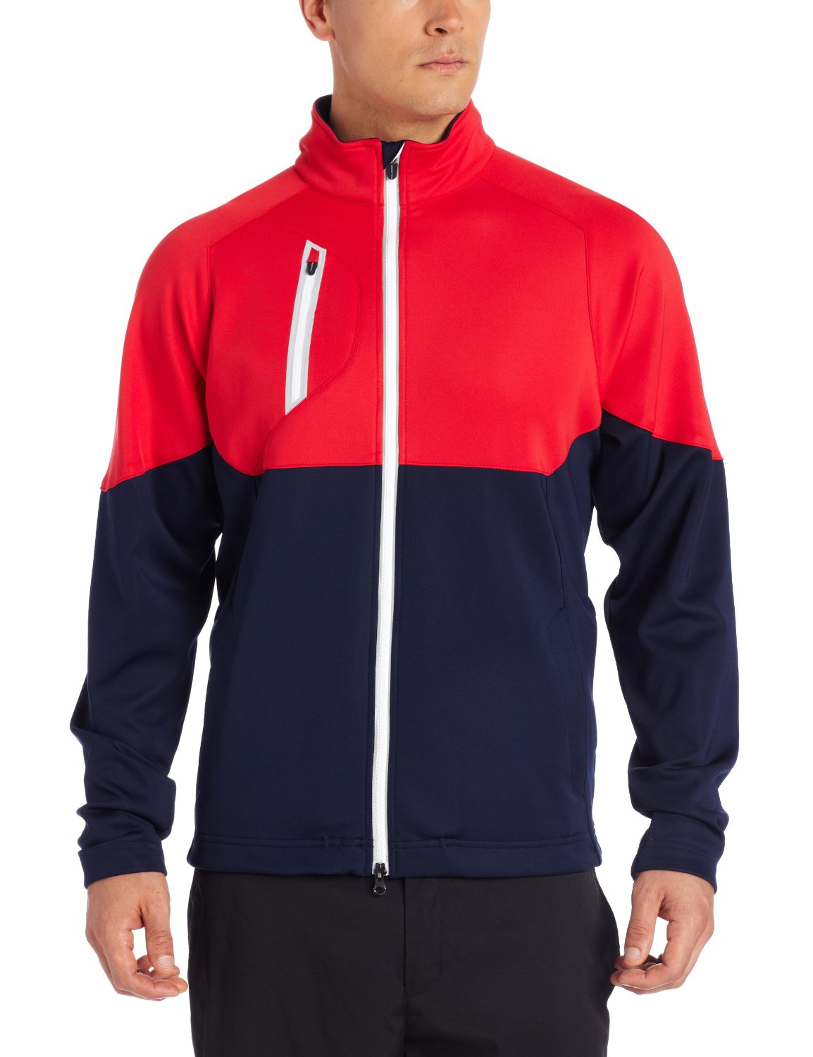 Mens Zero Restriction Full Zip Golf Jackets