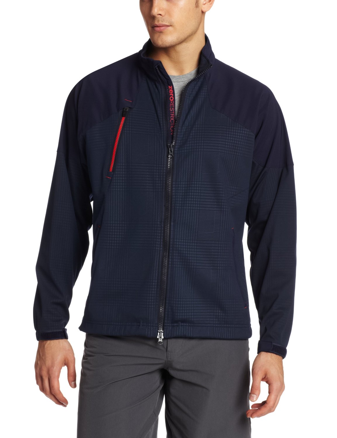 Mens Zero Restriction Glen Covert Golf Jackets