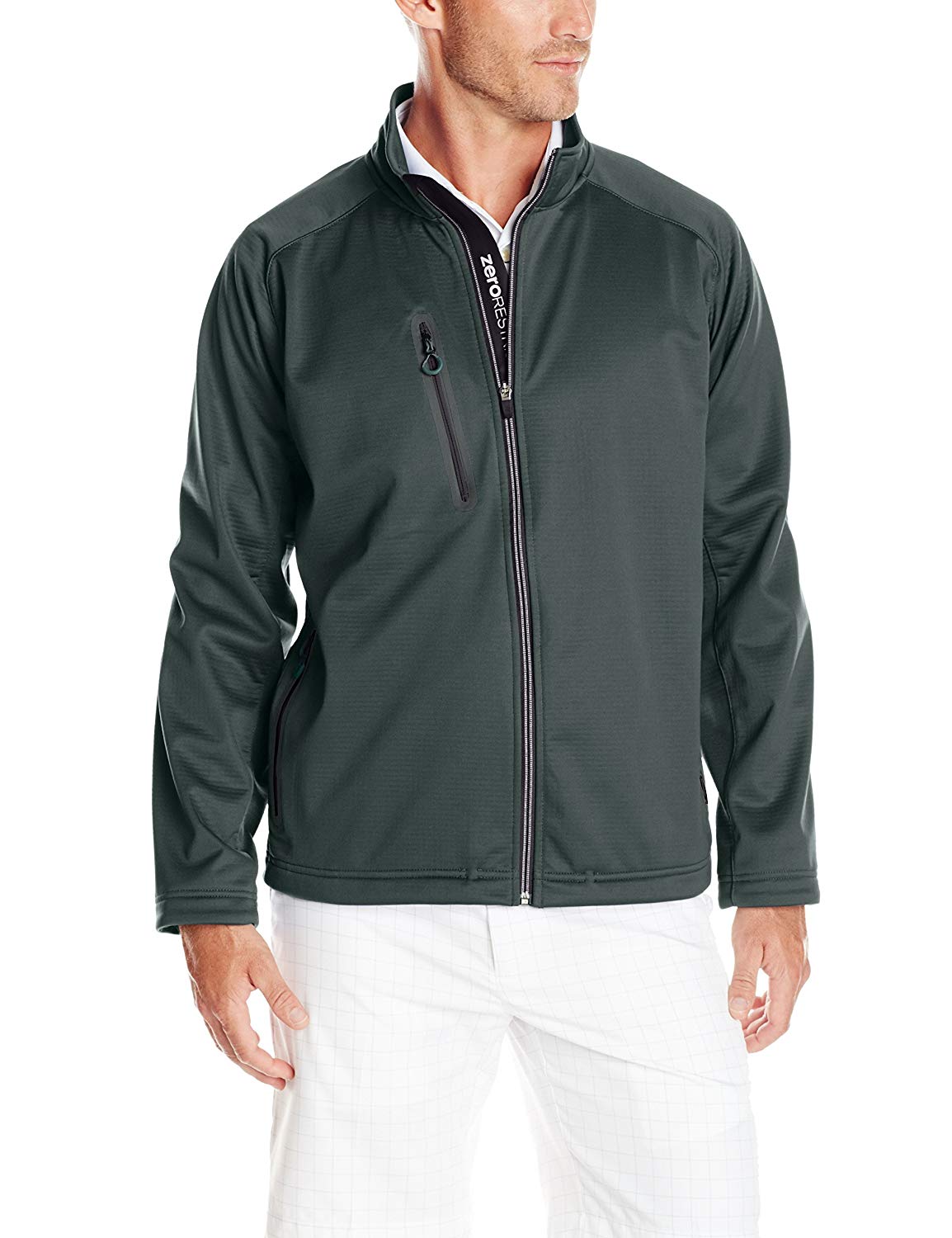 Mens Zero Restriction Highland Softshell Golf Wind Jackets