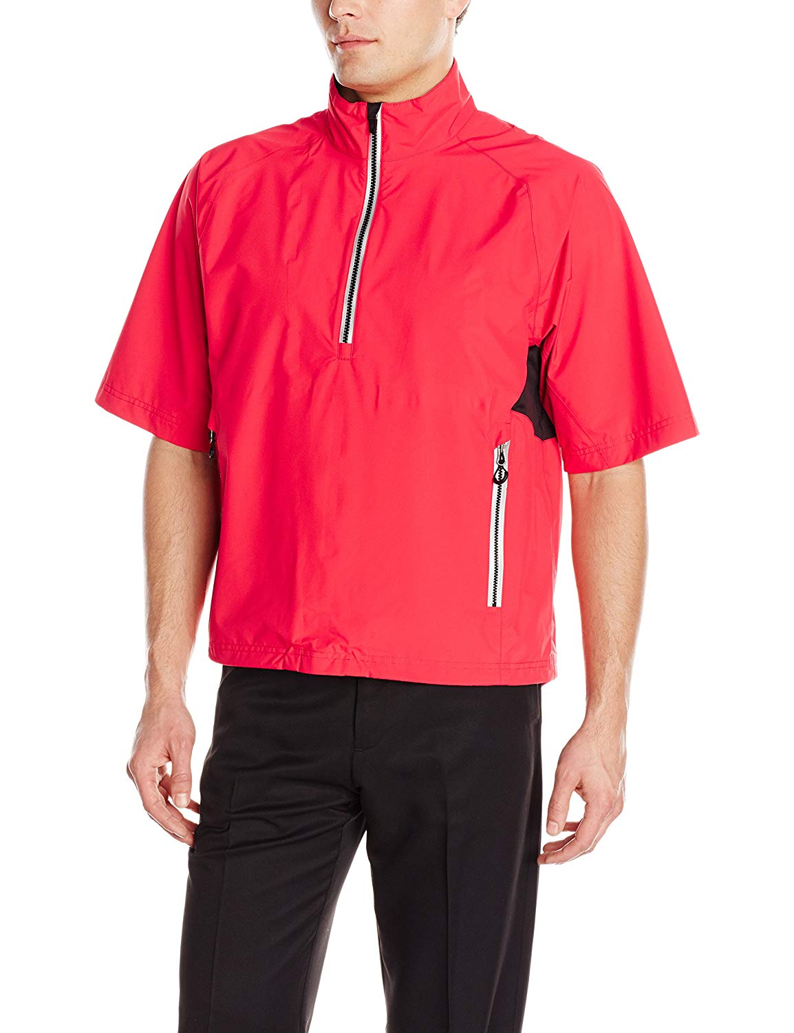 Mens Zero Restriction Power Torque Packable Rain Golf Jackets