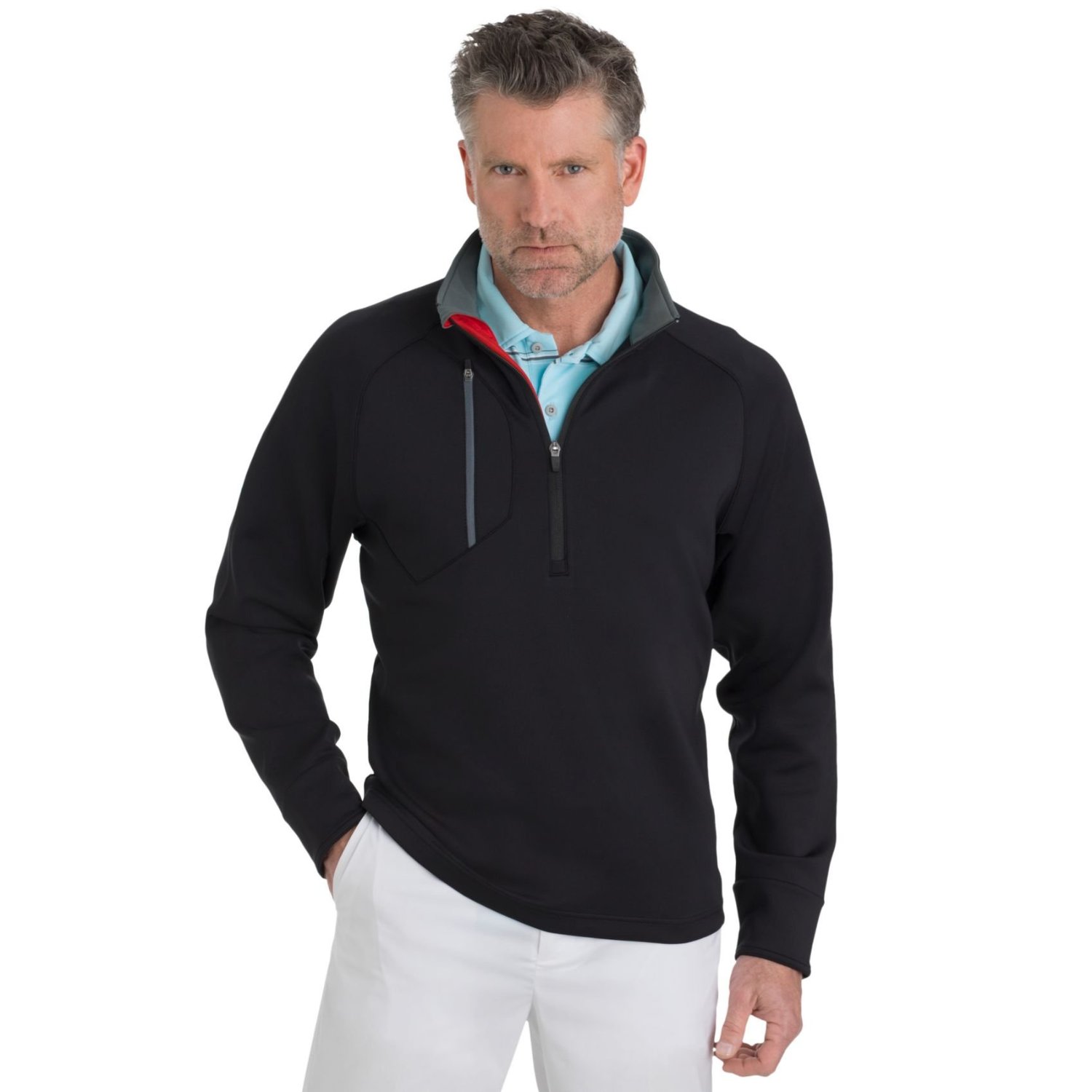 Mens Zero Restriction Windstopper Packable Golf Jackets