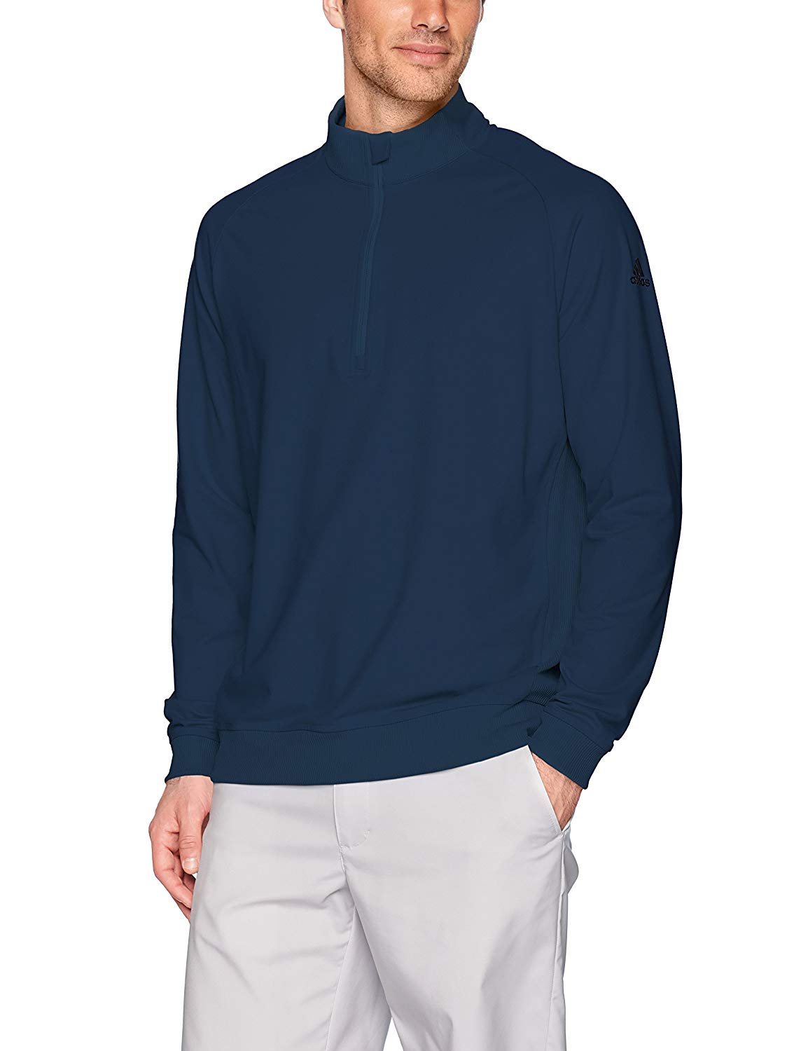 Adidas Mens Classic Club Quarter Zip Golf Pullovers