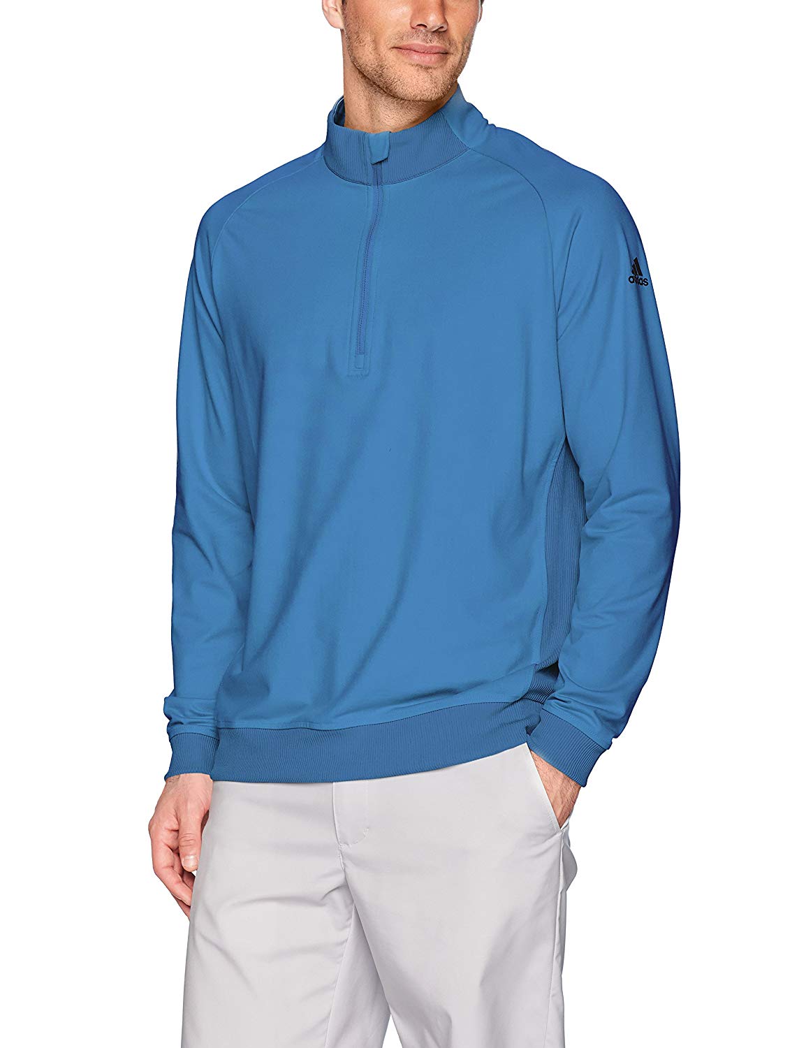Adidas Mens Classic Club Quarter Zip Golf Pullovers