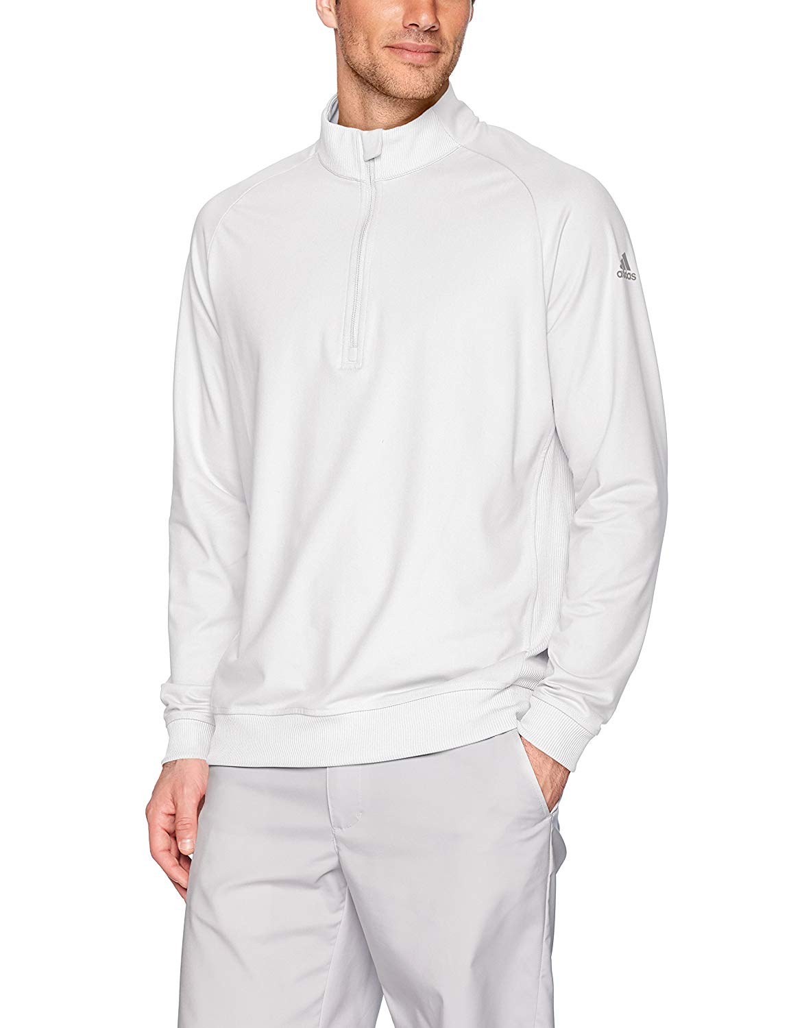 Adidas Mens Classic Club Quarter Zip Golf Pullovers