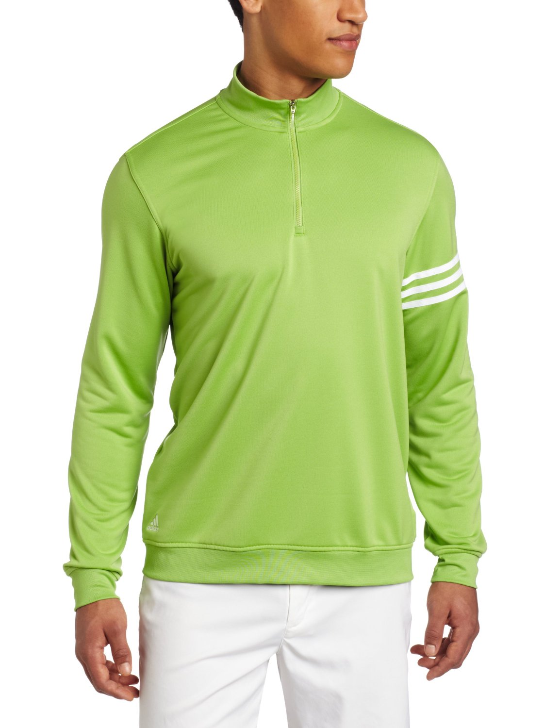 Mens Adidas Climalite 3-Stripes Golf Pullovers