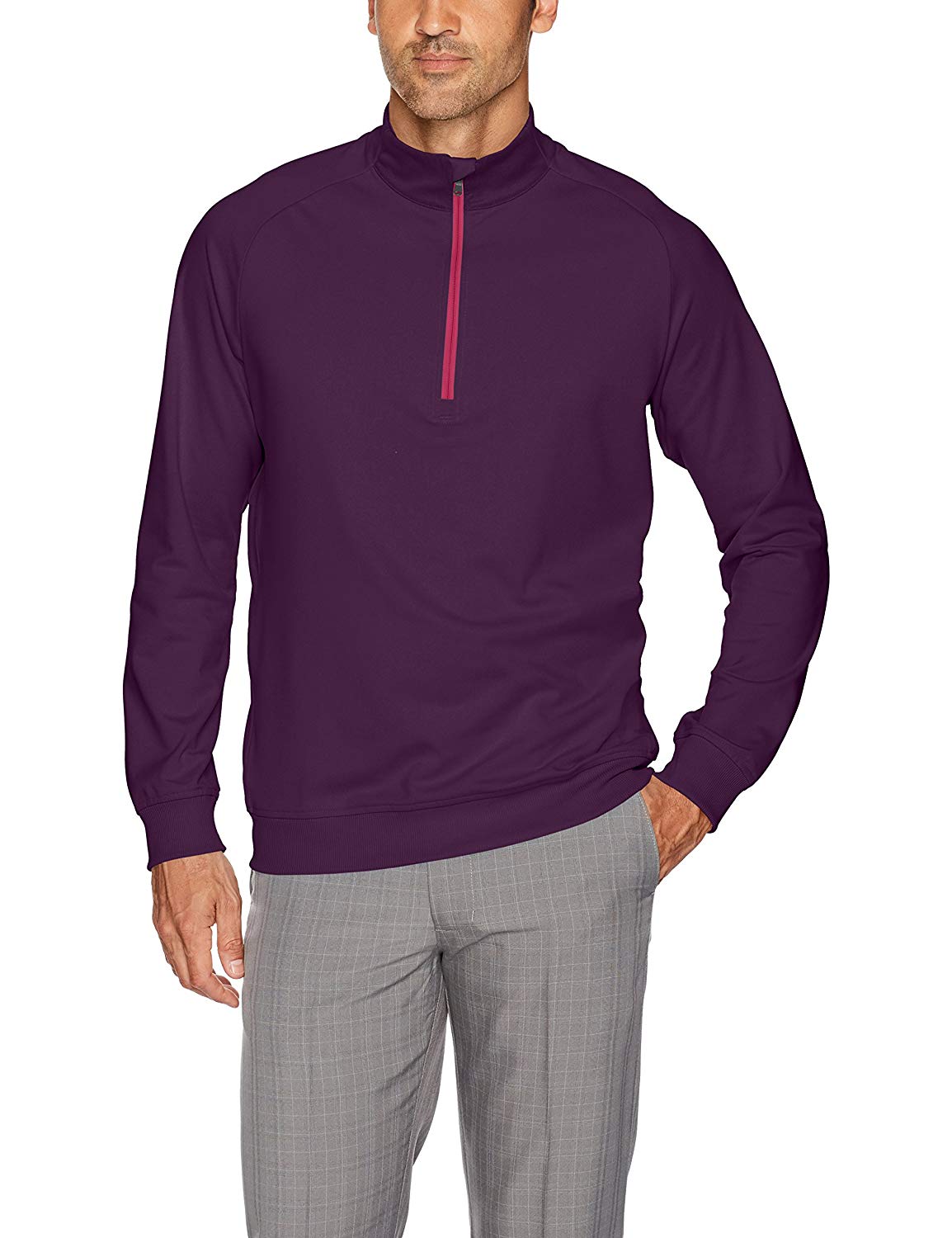 Adidas Mens Club Quarter Zip Golf Pullovers