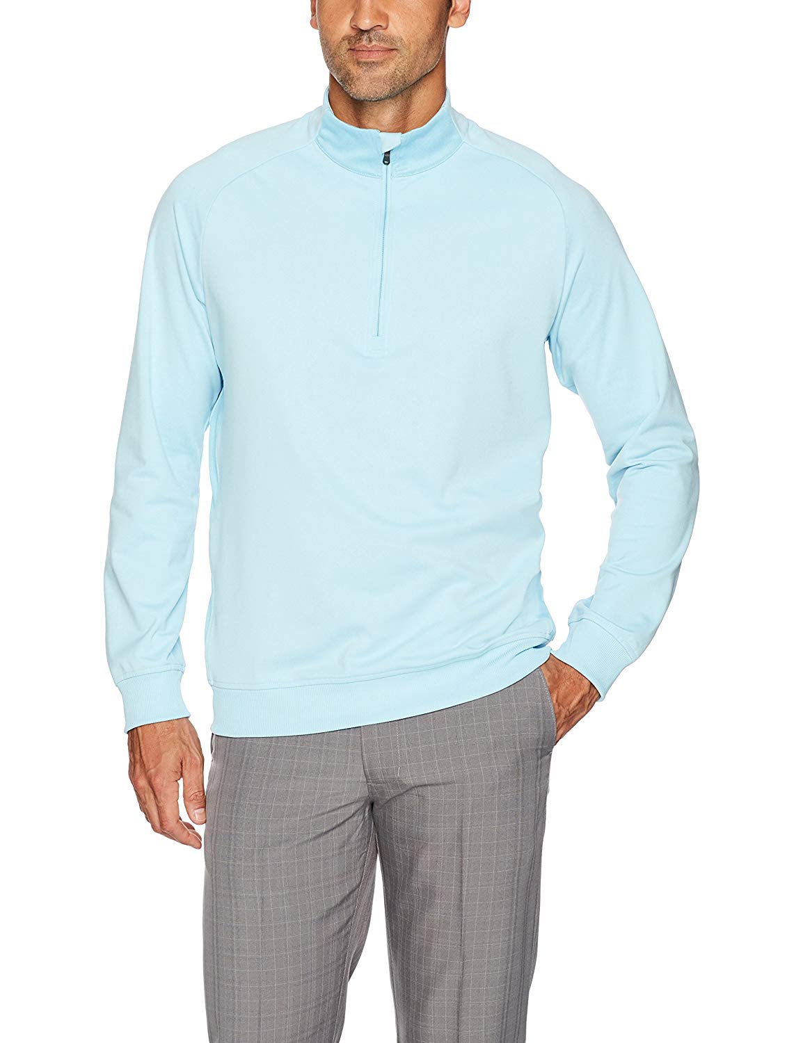 Adidas Mens Club Quarter Zip Golf Pullovers