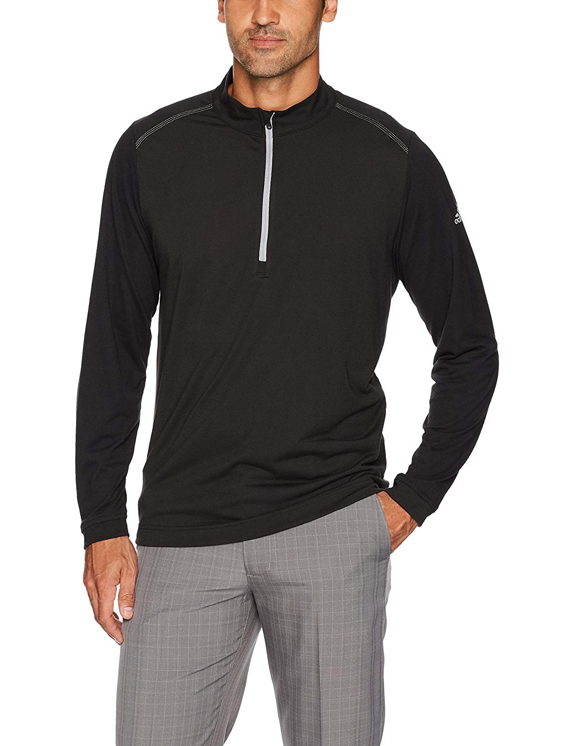 Mens Adidas Ultra Lightweight UPF Quarter Zip Golf Pullovers
