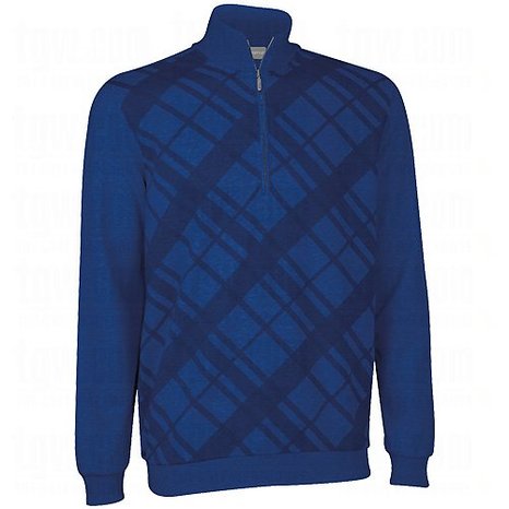 Mens Ashworth French Terry Print Golf Pullovers