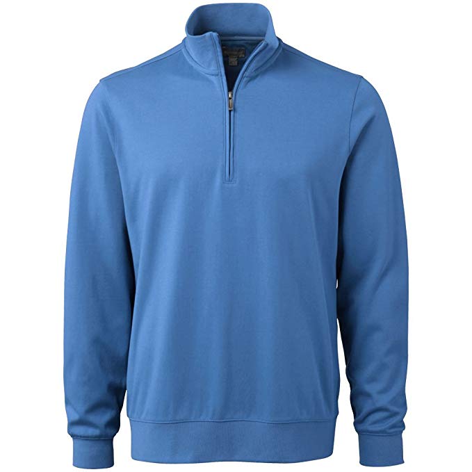 Ashworth Mens Mesh Back Half Zip Golf Pullovers