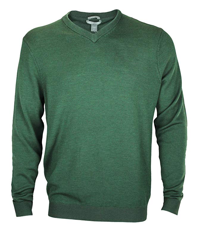 Ashworth Mens Plaited Merino V-Neck Golf Sweaters