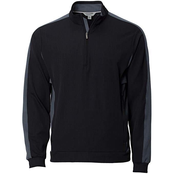 Mens Ashworth Stretch Wind Half Zip Golf Pullovers