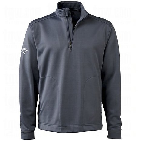 Mens Callaway Fleece Quarter Zip Golf Pullovers