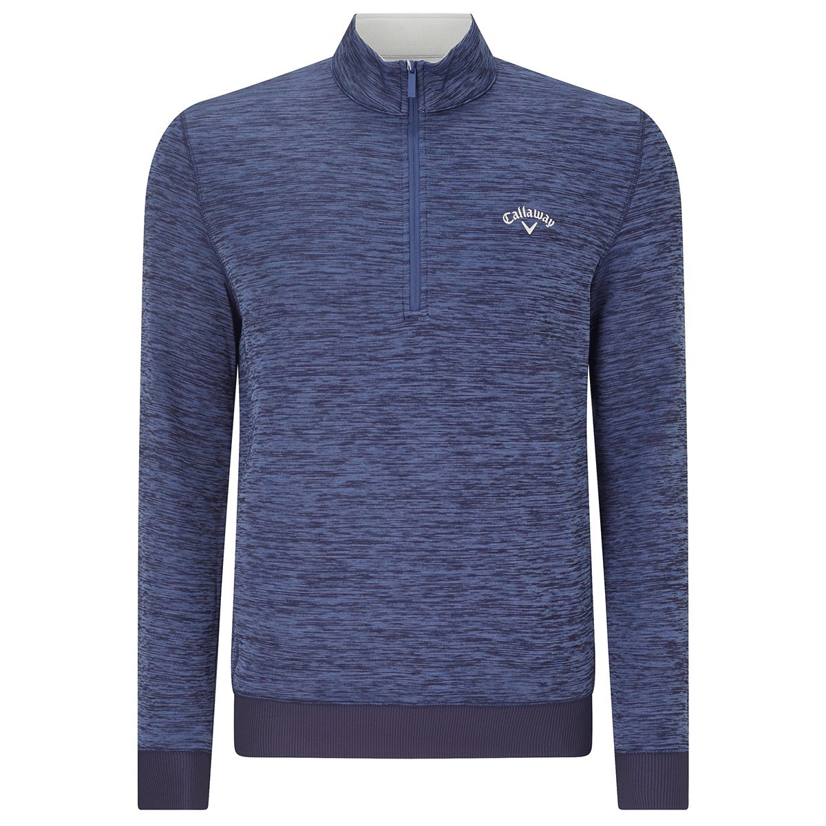 Mens Callaway Heathered Water Repellent Fleece Golf Pullovers