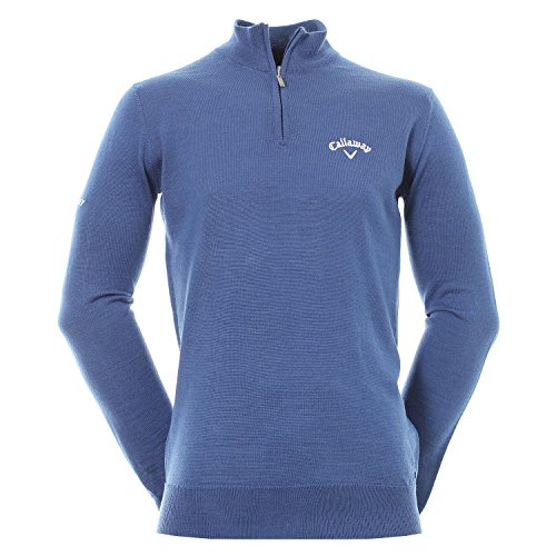 Callaway Mens Jersey Wool Sweater Thermal Golf Pullovers