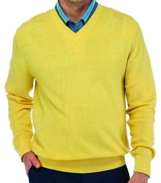 Mens Callaway Long Sleeve V-Neck Golf Pullovers