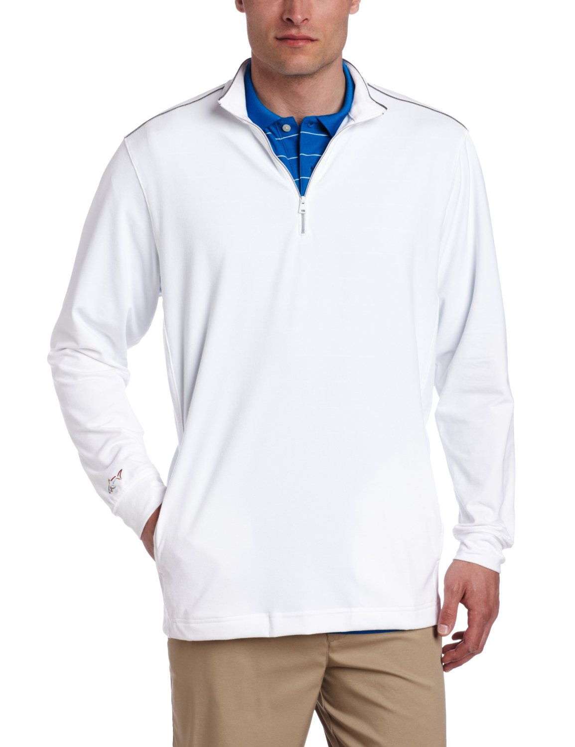 Mens Greg Norman Collection Performance Golf Pullovers
