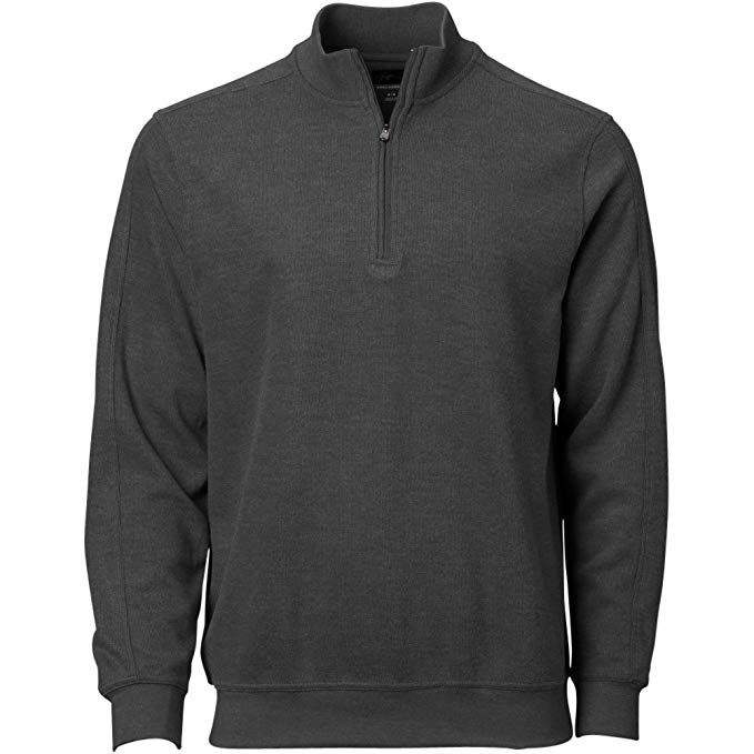 Mens Greg Norman Contemporary Quarter Zip Golf Pullovers